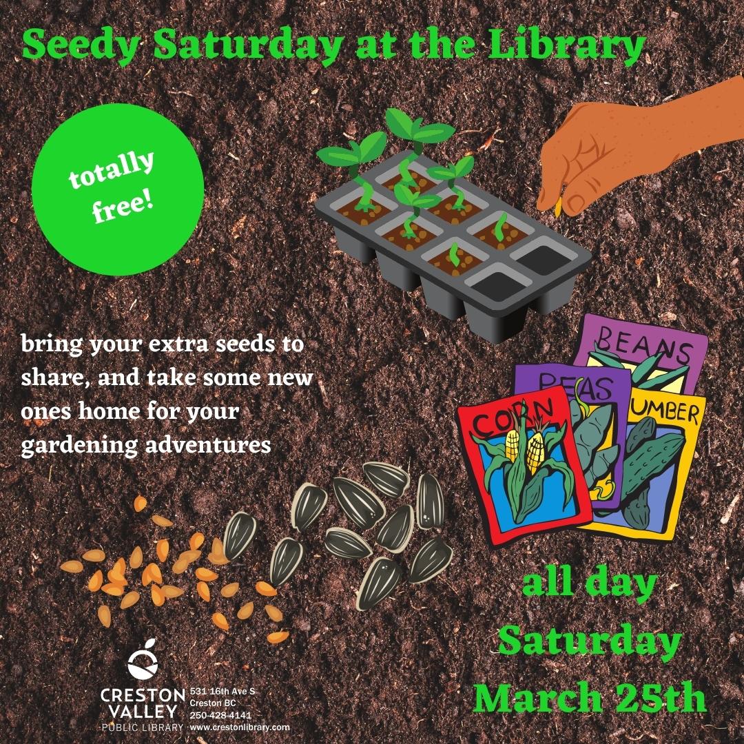 Seedy Saturday at the Library